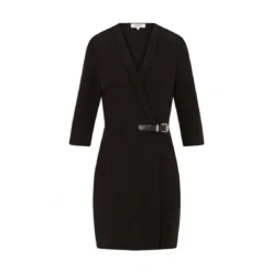 MORGAN Robe Portefeuille Manches 3/4 | 3 SUISSES -Promos Robe Mirage Magasin robe portefeuille manches 34 noir 3409068 6478766 66 1140x1140