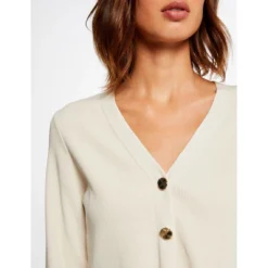 MORGAN Robe Pull Ajustée 2-en-1 | 3 SUISSES -Promos Robe Mirage Magasin robe pull ajustee 2 en 1 beige 3408538 6476780 80 1140x1140