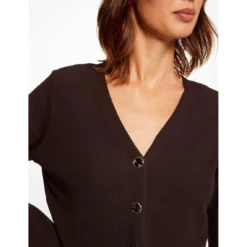 MORGAN Robe Pull Ajustée 2-en-1 | 3 SUISSES -Promos Robe Mirage Magasin robe pull ajustee 2 en 1 marron fonce 3408536 6476768 68 1140x1140
