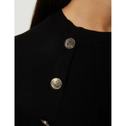 MORGAN Robe Pull Ajustée à Boutons Décoratifs | 3 SUISSES 11 MORGAN Robe Pull Ajustée à Boutons Décoratifs | 3 SUISSES -Promos Robe Mirage Magasin robe pull ajustee a boutons decoratifs noir 3266448 5832750 50 1140x1140
