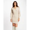 MORGAN Robe Pull Ajustée à Col Effet Croisé | 3 SUISSES 2 MORGAN Robe Pull Ajustée à Col Effet Croisé | 3 SUISSES -Promos Robe Mirage Magasin robe pull ajustee a col effet croise beige 3409006 6478548 48 1140x1140