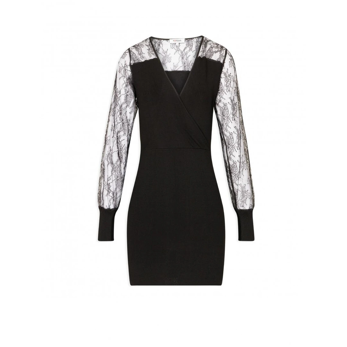 MORGAN Robe Pull Ajustée à Dentelle | 3 SUISSES 5 MORGAN Robe Pull Ajustée à Dentelle | 3 SUISSES – Image 3