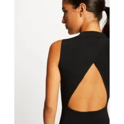 MORGAN Robe Pull Ajustée à Encolure Américaine | 3 SUISSES -Promos Robe Mirage Magasin robe pull ajustee a encolure americaine noir 3410722 6486292 92 1140x1140