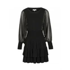 MORGAN Robe Pull Ajustée à Manches Bouffantes | 3 SUISSES -Promos Robe Mirage Magasin robe pull ajustee a manches bouffantes noir 3266432 5832676 76 1140x1140