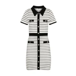 MORGAN Robe Pull Ajustée à Rayures | 3 SUISSES -Promos Robe Mirage Magasin robe pull ajustee a rayures ecru 3507516 6981706 6 1140x1140