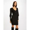 MORGAN Robe Pull Ajustée Avec Col En V | 3 SUISSES -Promos Robe Mirage Magasin robe pull ajustee avec col en v noir 3408980 6553150 50 1140x1140