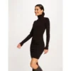 MORGAN Robe Pull Ajustée Avec Col Roulé | 3 SUISSES -Promos Robe Mirage Magasin robe pull ajustee avec col roule noir 3408970 6478376 76 1140x1140