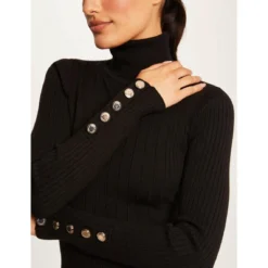MORGAN Robe Pull Ajustée Avec Col Roulé | 3 SUISSES 9 MORGAN Robe Pull Ajustée Avec Col Roulé | 3 SUISSES -Promos Robe Mirage Magasin robe pull ajustee avec col roule noir 3408970 6478382 82 1140x1140