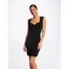 MORGAN Robe Pull Ajustée Encolure Coeur | 3 SUISSES -Promos Robe Mirage Magasin robe pull ajustee encolure coeur noir 3507910 6983548 48 1140x1140