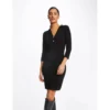 MORGAN Robe Pull Ajustée Manches 3/4 NOIR | 3 SUISSES -Promos Robe Mirage Magasin robe pull ajustee manches 34 noir 3433570 6615750 50 1140x1140