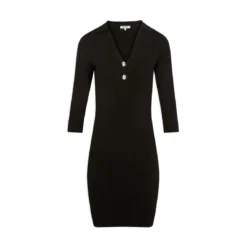 MORGAN Robe Pull Ajustée Manches 3/4 NOIR | 3 SUISSES -Promos Robe Mirage Magasin robe pull ajustee manches 34 noir 3433570 6615754 54 1140x1140