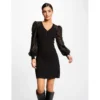 MORGAN Robe Pull Ajustée Manches En Dentelle | 3 SUISSES -Promos Robe Mirage Magasin robe pull ajustee manches en dentelle noir 3408920 6478192 92 1140x1140