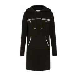 MORGAN Robe Pull Droite à Capuche | 3 SUISSES -Promos Robe Mirage Magasin robe pull droite a capuche noir 3409058 6478734 34 1140x1140