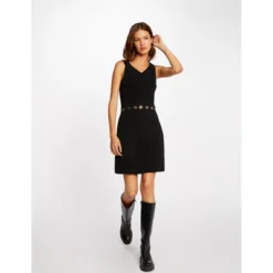 MORGAN Robe Pull Droite à Col Claudine | 3 SUISSES 8 MORGAN Robe Pull Droite à Col Claudine | 3 SUISSES -Promos Robe Mirage Magasin robe pull droite a col claudine noir 3408542 6476794 94 1140x1140