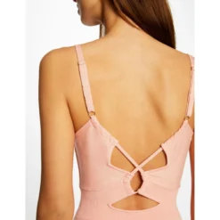 MORGAN Robe Pull Longue Ajustée à Bretelles | 3 SUISSES -Promos Robe Mirage Magasin robe pull longue ajustee a bretelles rose moyen 3508176 6984688 88 1140x1140