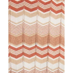MORGAN Robe Pull Longue Droite Imprimé Chevron | 3 SUISSES -Promos Robe Mirage Magasin robe pull longue droite imprime chevron vieux rose 3507656 6982352 52 1140x1140