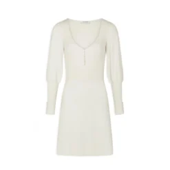 MORGAN Robe Pull Patineuse Avec Col En V | 3 SUISSES -Promos Robe Mirage Magasin robe pull patineuse avec col en v beige 3408976 6478412 12 1140x1140