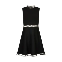 MORGAN Robe Pull Patineuse Bandes Ajourées | 3 SUISSES -Promos Robe Mirage Magasin robe pull patineuse bandes ajourees noir 3508644 6986626 26 1140x1140