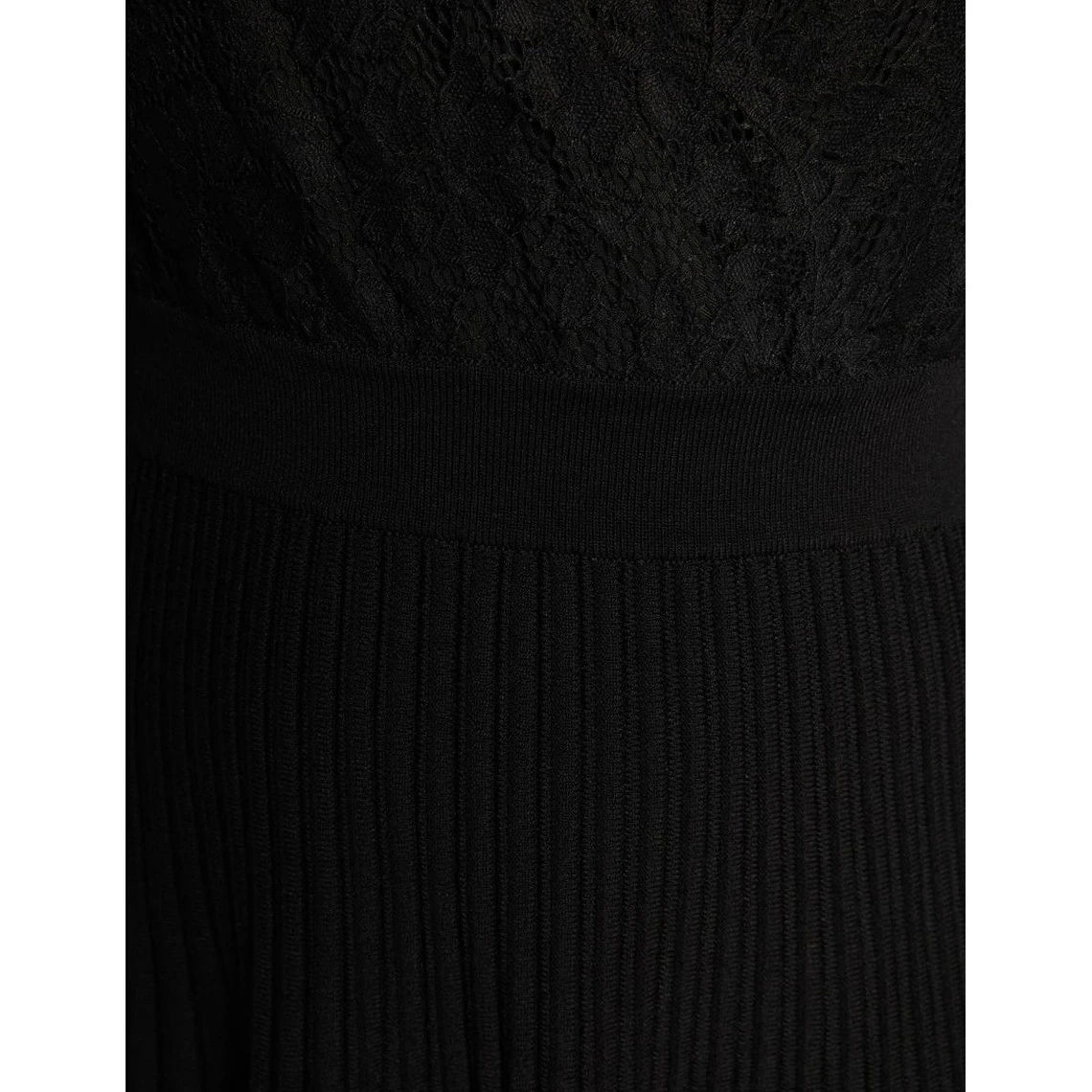 MORGAN Robe Pull Trapèze Avec Dentelle NOIR | 3 SUISSES 7 MORGAN Robe Pull Trapèze Avec Dentelle NOIR | 3 SUISSES – Image 5