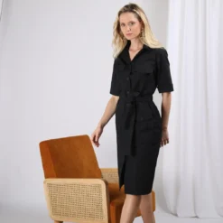 Robe Saharienne Karen Réédition | Robe Courte 3 SUISSES -Promos Robe Mirage Magasin robe saharienne 1198181 3 1140x1140