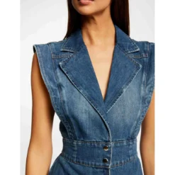 MORGAN Robe Sans Manches Ceintrée | 3 SUISSES -Promos Robe Mirage Magasin robe sans manches ceintree jean stone 3508308 6985260 60 1140x1140