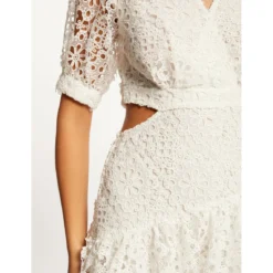 MORGAN Robe Trapèze Broderie Anglaise | 3 SUISSES -Promos Robe Mirage Magasin robe trapeze broderie anglaise ecru 3508444 6985868 68 1140x1140