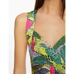 MORGAN Robe Trapèze Imprimé Végétal | 3 SUISSES -Promos Robe Mirage Magasin robe trapeze imprime vegetal multico 3507588 6982034 34 1140x1140