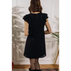 LA PETITE ETOILE Robe Courte En Broderie Anglaise RUBENS | Robe Courte 3 SUISSES -Promos Robe Mirage Magasin rubens 3206018 2 1140x1140